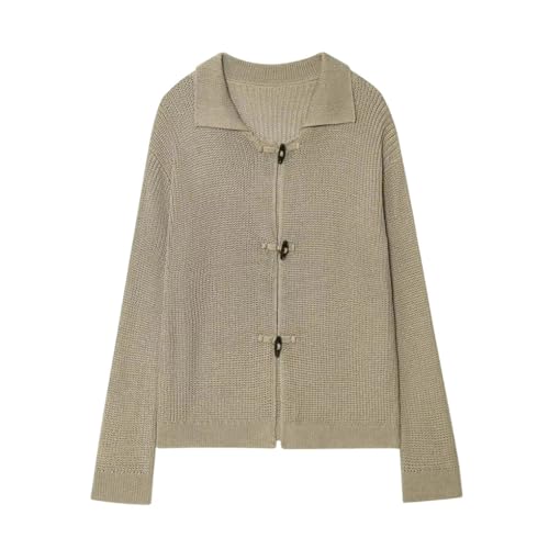 Cardigan tricoté à boucle chaud contre le froid hivernal
