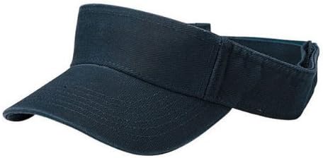 MCap Youth Cotton Twill Washed Visor, Navy