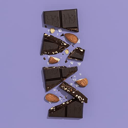 Hu Chocolate Bars | 12 Pack Almond Crunch Chocolate | Natural Organic Vegan, Gluten Free, Paleo, Non Gmo, Fair Trade Dark Chocolate | 2.1Oz Each #TOP1