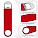 KTOJOY 3 Pack Bottle Openers,Beer Bottle Openers, Speed Openers, Stainless Steel Flat Bottle Opener with Exquisite Packaging, for Kitchen, Bar or Restaurant 7 inches Red, Black, Blue