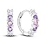 Purple earring