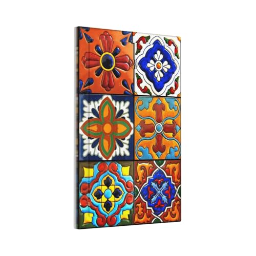 Wpshijia Placa de interruptor mexicana Talavera con patrón de cerámica, 1 banda, sin dispositivo, cubierta decorativa para interruptor de luz, placa frontal eléctrica, para baño, hogar, sala de estar
