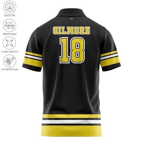 Funny Golf Polo Men Shirts - Short Sleeve UPF Quick Dry Fit Performance Moisture Wicking Stretch Crazy Summer Casual Tropical3