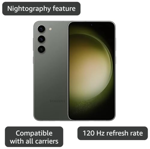 Image of Samsung Galaxy S23+ Plus 5G, US Version, 256GB, Green - Unlocked (Renewed)