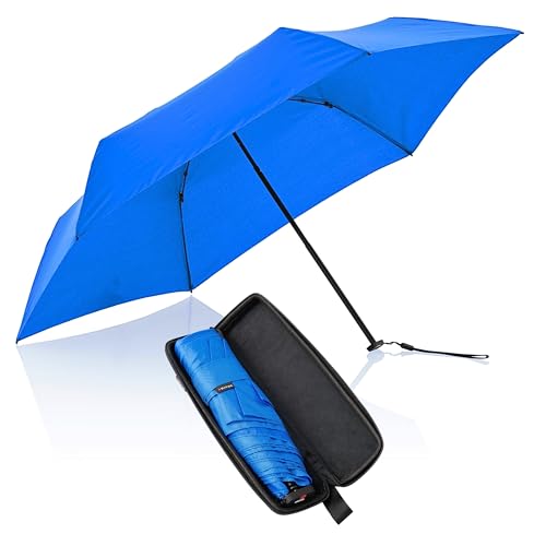 Knirps X4U bleu fluo parapluie de taille unique ultra lumineux