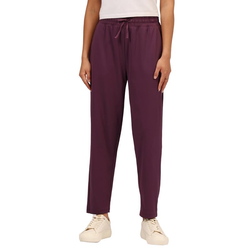 Image of BlissClub Women Mid Rise Tapered Casual Pants