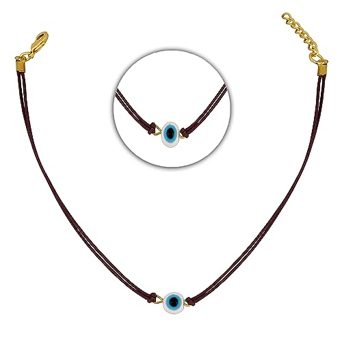 Gold Plated Evil Eye Necklace