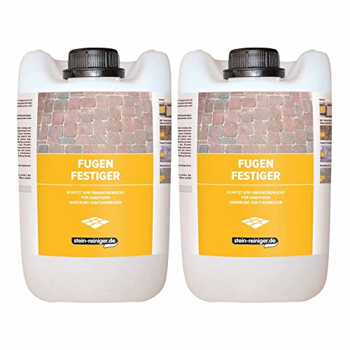 stein-reiniger Fugenfestiger Fugenschutz Unkrautschutz Sandfugen 5L Kanister. Sanierung von Fugenrissen Menge:2