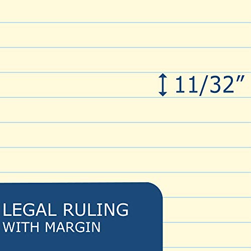 Roaring Spring Enviroshades Recycled Mini Legal Pads, 6 Pack, 5" X 8" 50 Sheets, Assorted Colors #TOP4