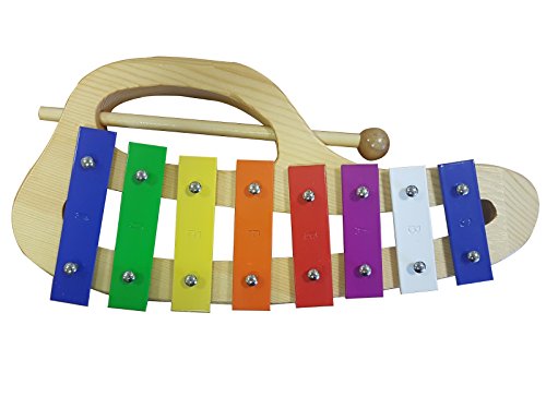 Extreme th8c xylofono 8 placche in metallo chiavi