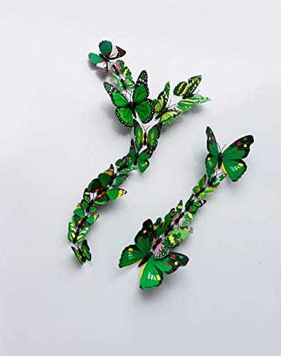 Image of Rangoli Butterfly Wall Stick or Magnet for Home, Office, Kids Room Decor Self Adhesive Removable PVC. Design-3