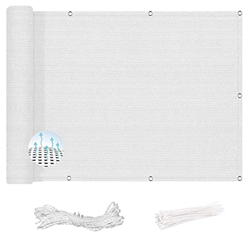 Filet de protection contre le vent et les UV avec attaches