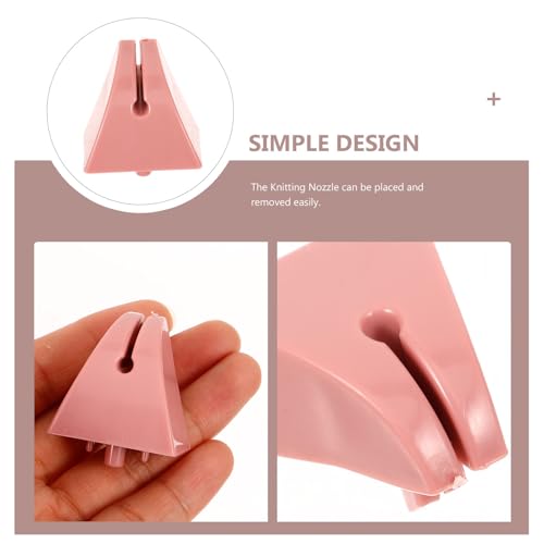 DIYEAH Knitting Machine Thread Guide Adapter Easy Install Yarn Mouth for Beginners Compact Practical Weave Tool for Quick Knitting Accessories for Wool Hats Scarves and Socks - Image 4