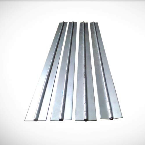 Thaisan Aluminum Piano Hinges Heavy Duty for Home Improvement Fix Repair Open Width: 2.00 x Length: 6 ft x Material Thicknesses : .12 x Pin Diameter: .375