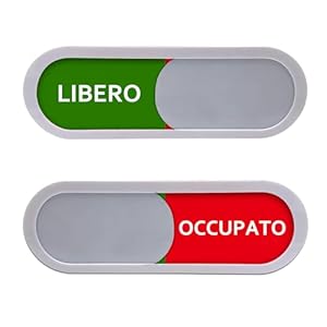 Andchi ACBP 2er Set Ovales Türschild