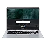 Acer Chromebook 314 CB314-1HT-P2DF Ordinateur Portable Tactile 14'' FHD IPS, PC Portable (Intel Pentium Silver N5030, RAM 8Go, 64Go eMMC, Intel UHD Graphics 605, Chrome OS) Clavier AZERTY, Laptop Gris