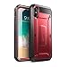 SUPCASE Unicorn Beetle Pro Series Case Designed for iPhone X, with Built-In Screen Protector Full-body Rugged Holster Case for Apple iPhone X / iPhone 10 (2017 Release) (Metallic Red)