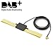Produktbild DAB DAB+ Antenne Scheibenantenne Klebeantenne Auto KFZ SMB Stecker