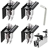4 Stück Endklemme Halterung Balkonkraftwerk 30mm, Aluminiumlegierung solarmodul halterung,schwarz Solarpanel Halterung für gerahmte Modulhöhe