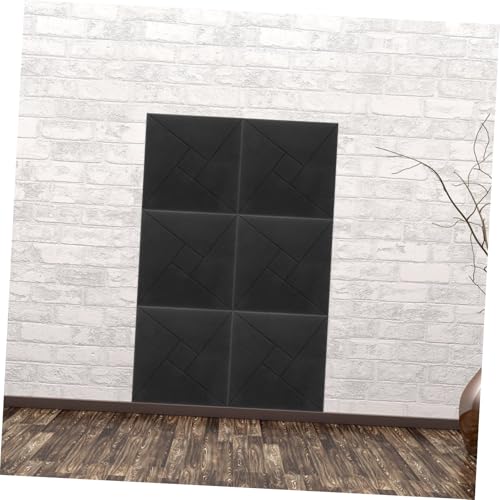 Paneles acústicos autoadhesivos absorbentes de sonido 6pcs para salas de cine en casa, habitaciones de música y dormitorios, reducción de ruido miniatura 4