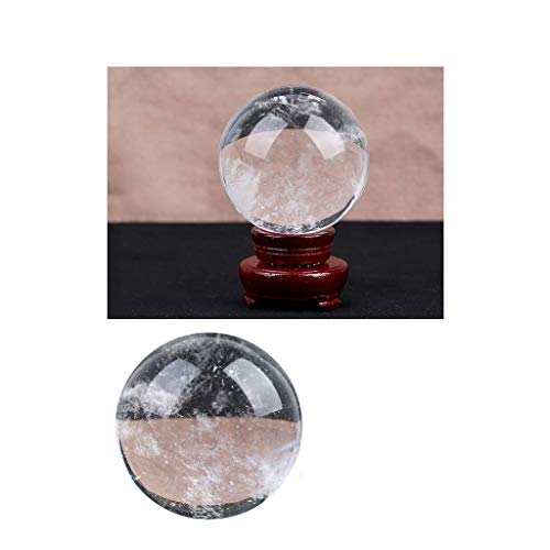 Boule de cristal blanc naturel idée cadeau sculpture de table - 6