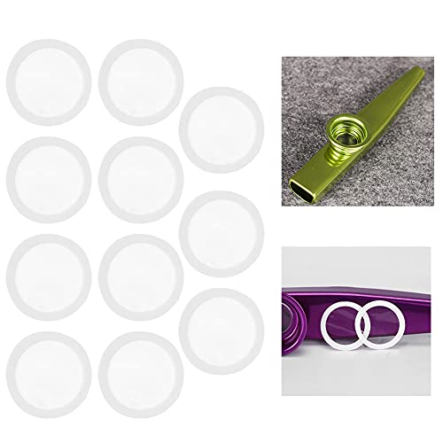 Rachlicy 10pcs Kazoo Flute Diaphragmes 18mm Transparent Membrane Membrane Bouche Kazoo Pièces Accessoires (0.7inch) - Les Beatles, Paul McCartney, John Lennon, RIngo Starr, George Harrison Rachlicy 10pcs Kazoo Flute Diaphragmes 18mm Transparent Membrane Membrane Bouche Kazoo Pièces Accessoires (0.7inch) – Image 6