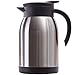 Cafetières Pot de café sous vide En acier inoxydable Thermo Jug isolé Carafe thermique Flouses, rétention / isolée thermique, chaleur et froid, chaleur, pour café, thé, boisson, etc. 900ml, métallique