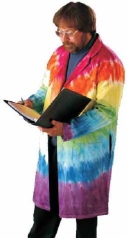 Full Length Tie Dyed Lab Coat X-Large Size 48