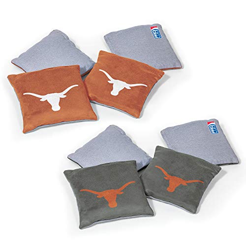 Image of NCAA College Dual Sided Bean Bags by Wild Sports, 8 Count, Premium Toss Bags for Cornhole Set - Great for Tailgates, Outdoors, Backyard