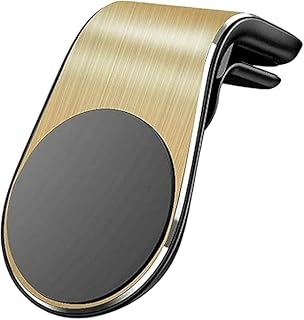 حامل موبايل للسيارة مغناطيس - فتحة التهوية - ذهبى -SACAR