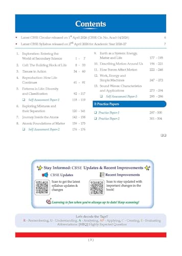 Image of Oswaal CBSE Science Question Bank Chapter-wise & Topic-wise Class 9 | Based on new NCERT Textbook Exploration|Includes Summary, Competency-Based ... & Practice Papers Paperback - 14 May 2026