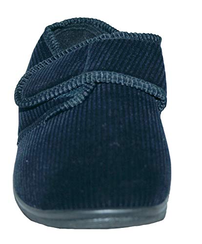 Diabetic Orthopedic Men's Easy Close Wide-Fitting Touch Close Bar-strap Shoe Slippers Sizes 6-14 - Image 4