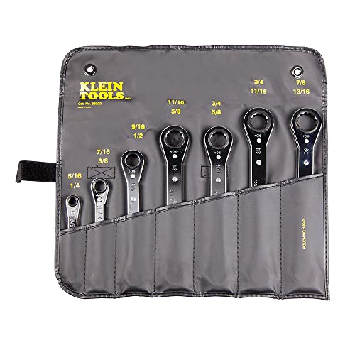 Klein Tools 68222 Ratcheting Box Wrench Set, 7-Piece #TOP2