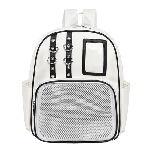 Buhygn Paw Ita Bag, Cuero De Pu Portátil, 30x14x33cm, Monedero Con Exhibición De Insignias, Con Exhibidor De Pines, Lindo Y De, Para El Trabajo, Fitness, Todos Los Días, Deportes, Viajes,