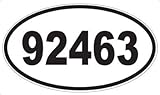 US Decal, Inc. Number 92463 Oval Sticker