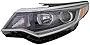 AutoModed Front Aftermarket Halogen Headlamp Headlight Assembly w/LED DRL Replaces KI2502225 92101D5040 Compatible with 2018 Optima | Left Driver 1pc | by AutoModed