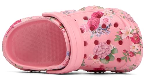 Image of INMINPIN Kids Girls Boys Clogs Garden Shoes Toddler Slides Sandals Children Water Shower Beach Pool Slippers Indoor Outdoor