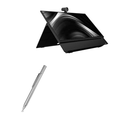 BoxWave Stylus Pen Compatible with Newline Flex (27 in) - FineTouch Capacitive Stylus, Super Precise Stylus Pen - Metallic Silver