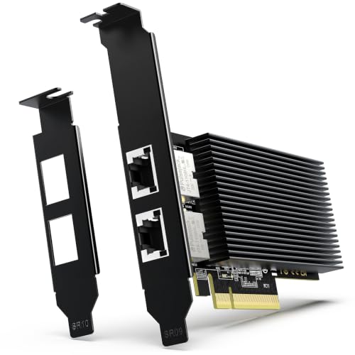 10Gb PCIe Network Card with Intel X540-T2 Controller, Dual Port 10GBase-T