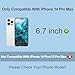 PDDKISS Compatible for iPhone 14 Pro Max Privacy Screen Protector Tempered Glass 6.7 inch Display, Gradient Colorful Anti Spy Light HD Easy Installation