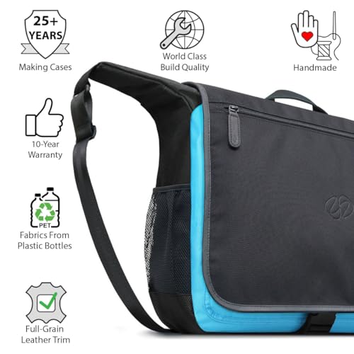 Universal Messenger Bag Made From Recycled Plastic and Ethically Sourced Leather2