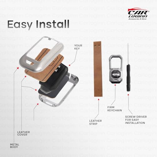 Image of Premium Car keycover for Mahindra XUV-500 Push Start Key (Smartkey)