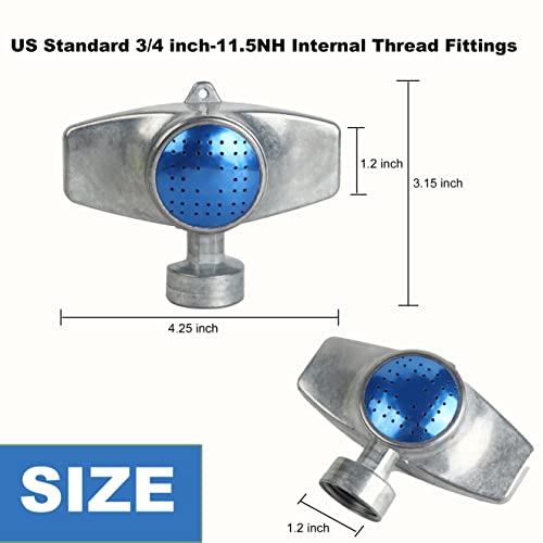 Metal Circular Square Sprinkler 360 Degree Sprinklers For Small To Medium Area Watering Outdoor Garden Yard Lawn #TOP3