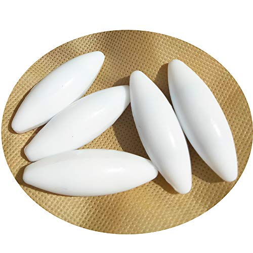 Magnetic Stirrer Stir Bar 2 inch Length PTFE Magnetic Mixer Stir Bars (17X50mm, Olive Shape,3PCS)