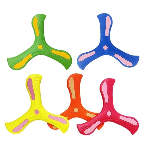 ZGDEIWGF Pack De 5 Juguetes Boomerang para Niños, Juegos Interactivos Al Aire Libre Entre Padres e Hijos, Creativos y De Lanzamiento