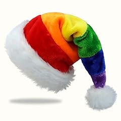 Rainbow Santa Hat