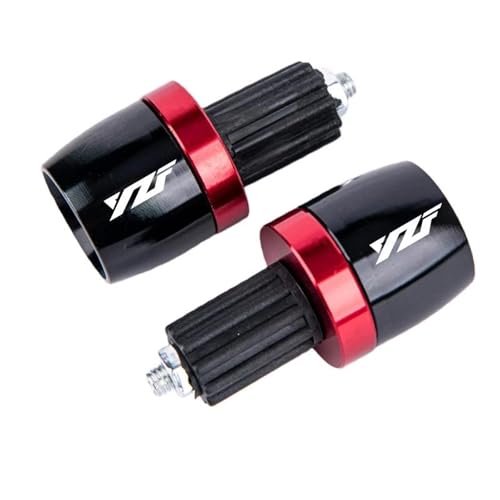 �o�C�N���i �ɓK�����郄�}�n YZF R1 R3 R6 R25 R125 R1M YZFR1 YZFR6 YZFR3 �o�C�N�A�N�Z�T���[ 7/8�C���` 22mm �n���h���o�[�O���b�v �n���h���o�[�L���b�v �G���h�v���O(Red)