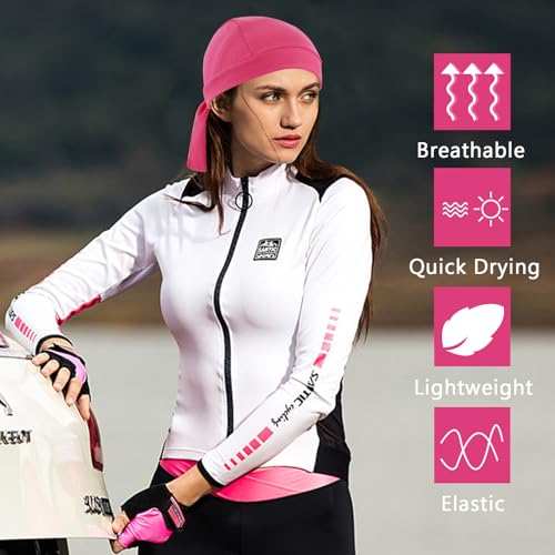 DOCILA 3 peças Do Rags boné de caveira feminino estampado moda capacete forro bandana gorro suor mot