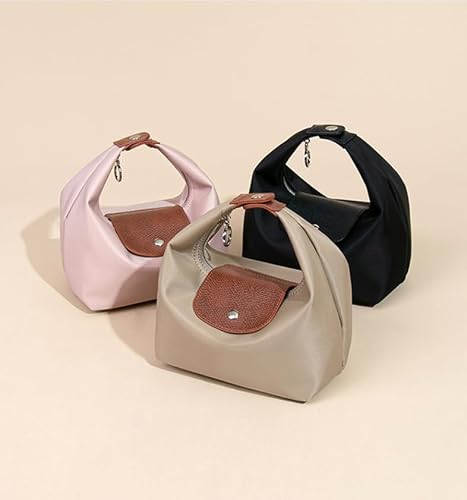 Syzplnwy Minimalistyczna damska torba nylonowa – codzienna torba na ramię / crossbody, modny, wszechstronny design, idealna do pracy i codziennego użytku, Czekolada
