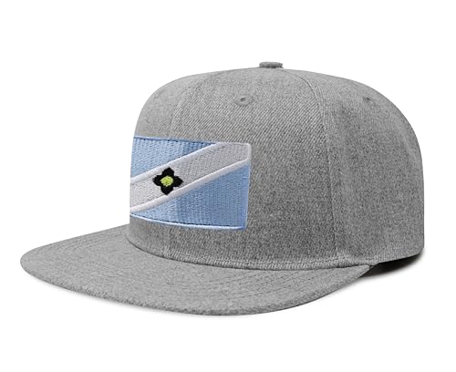 Image of International Tie City Hat for Men and Women, Adjustable Snapback Trucker Baseball Cap with Embroidered Patch